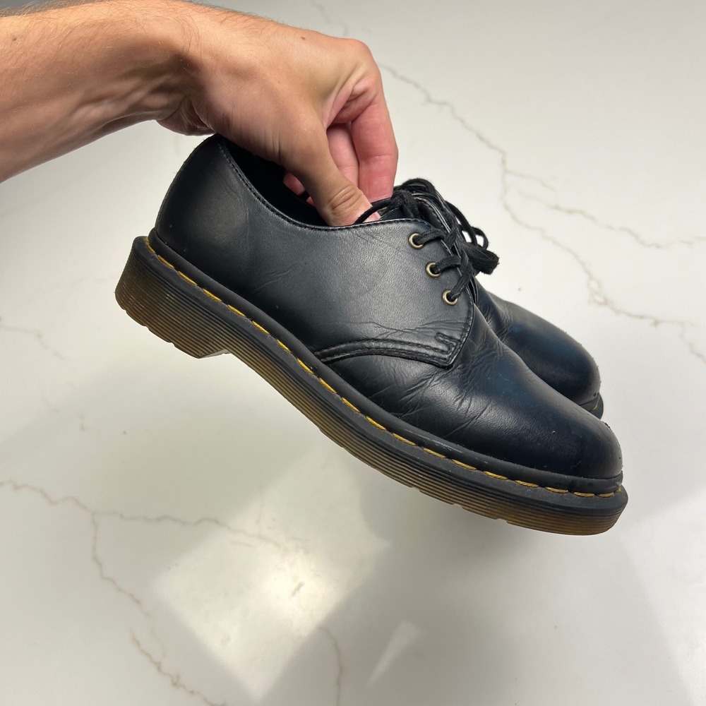 Dr. Martens 1461 Vegan Oxford Shoes Black 3-Eyelet AW004 GV12S